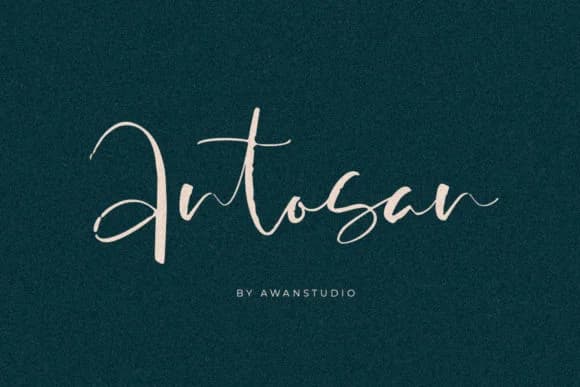 Antosan Font by Awanstudioz — Script Handwritten Font