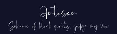 Antosan by Awanstudioz — Script Handwritten Font — thumbnail 2