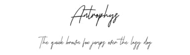 Antrophys by Maulana Creative — Script Handwritten Font — thumbnail 1