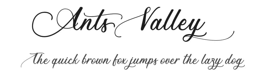 Ants Valley by Typhoon Type - Suthi Srisopha — Script Handwritten Font