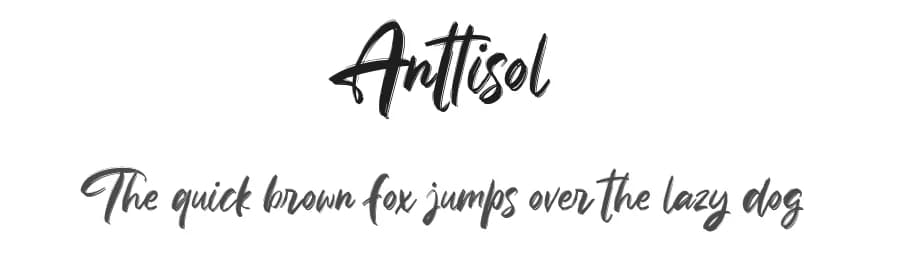 Anttisol by Weape Studio — Script Handwritten Font