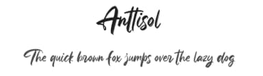 Anttisol by Weape Studio — Script Handwritten Font — thumbnail 1