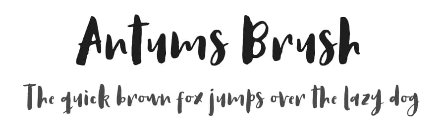 Antums Brush by Linetotype — Script Handwritten Font