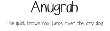 Anugrah by bulbul project — Script Handwritten Font — thumbnail 1