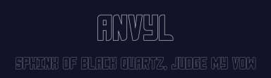 Anvyl by Matt Wilson — Sans Serif Font — thumbnail 2