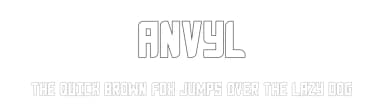Anvyl by Matt Wilson — Sans Serif Font — thumbnail 1