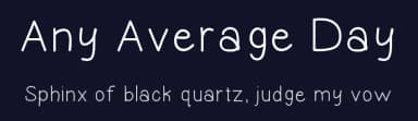 Any Average Day by Athmercl — Script Handwritten Font — thumbnail 2