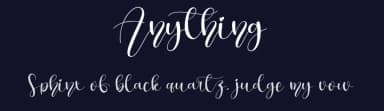 Anything by Scratchones — Script Handwritten Font — thumbnail 2