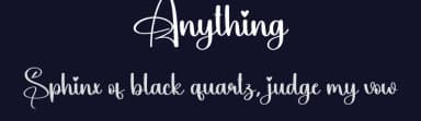 Anything by Scratchones — Script Handwritten Font — thumbnail 2