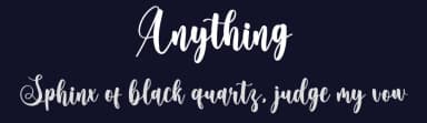 Anything by plafont store — Script Handwritten Font — thumbnail 2