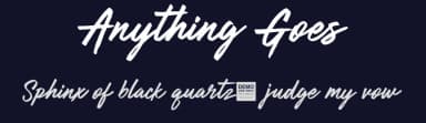 Anything Goes by BLKBK Fonts — Script Handwritten Font — thumbnail 2