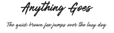 Anything Goes by BLKBK Fonts — Script Handwritten Font — thumbnail 1