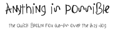 Anything Is Possible by Des Gomez — Script Handwritten Font — thumbnail 1