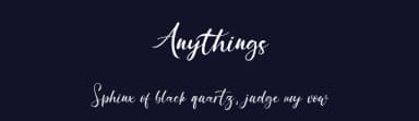Anythings by StringLabs Creative Studio — Script Handwritten Font — thumbnail 2