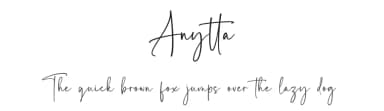 Anytta by RantautypeStudio — Script Handwritten Font — thumbnail 1