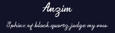 Anzim by StringLabs Creative Studio — Script Handwritten Font — thumbnail 2