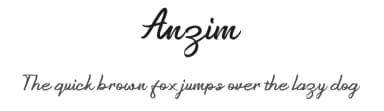 Anzim by StringLabs Creative Studio — Script Handwritten Font — thumbnail 1