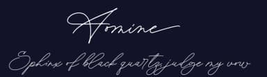 Aomine by Four Lines — Script Handwritten Font — thumbnail 2