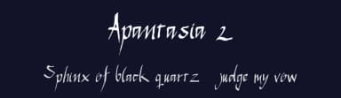 Apantasia 2 by Ernesto Aparicio — Script Handwritten Font — thumbnail 2