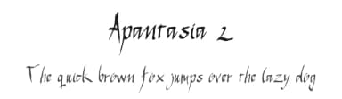 Apantasia 2 by Ernesto Aparicio — Script Handwritten Font — thumbnail 1