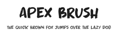 Apex Brush by Hanoded — Script Handwritten Font — thumbnail 1