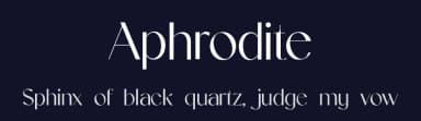 Aphrodite by UI Creative — Sans Serif Font — thumbnail 2