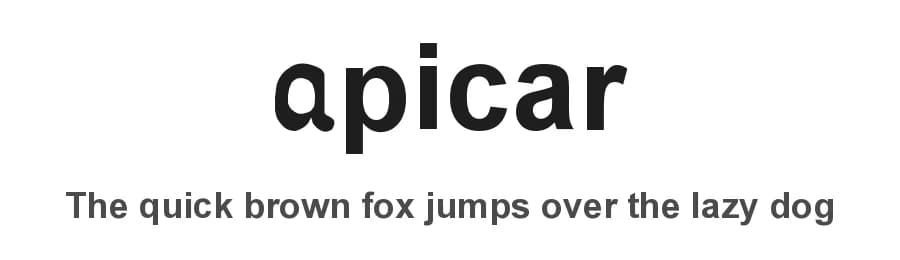 Apicar by Réal Saint-Jacques — Dingbats Font