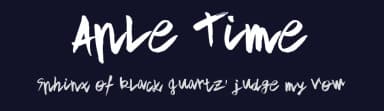 Aple Time by Leonard Posavec - LeoSupply.co — Script Handwritten Font — thumbnail 2