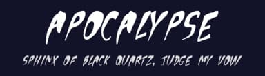 Apocalypse by Toxic Type — Script Handwritten Font — thumbnail 2