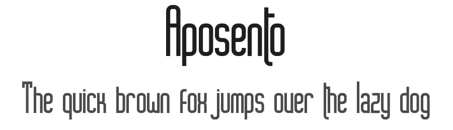 Aposento by David Ordóñez — Sans Serif Font
