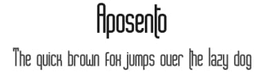Aposento by David Ordóñez — Sans Serif Font — thumbnail 1