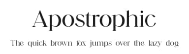 Apostrophic by UI Creative — Serif Font — thumbnail 1