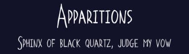 Apparitions by Jake Luedecke — Script Handwritten Font — thumbnail 2