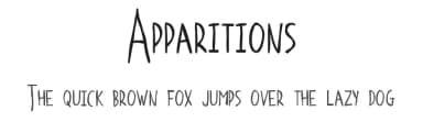 Apparitions by Jake Luedecke — Script Handwritten Font — thumbnail 1