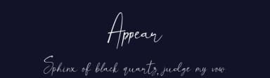 Appear by Supersemar Letter — Script Handwritten Font — thumbnail 2