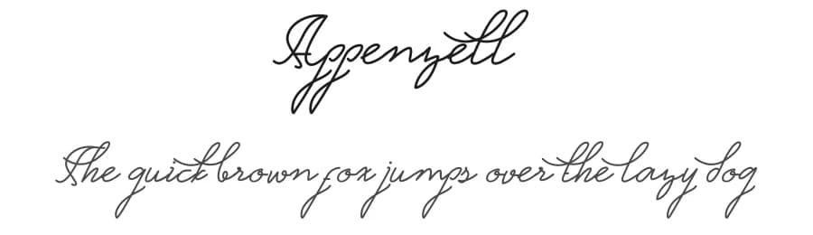 Appenzell by Khaiuns — Script Handwritten Font — preview 1