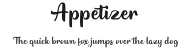 Appetizer by Vunira Design — Script Handwritten Font — thumbnail 1