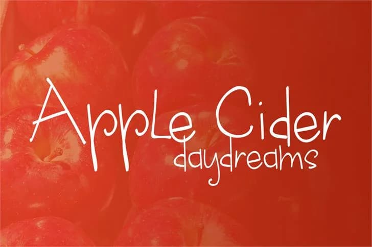 Apple Cider Daydreams Font by brittneymurphydesign — Script Handwritten Font