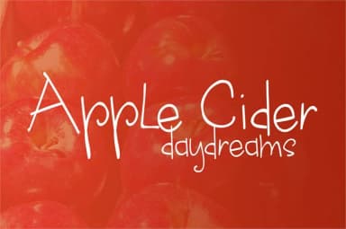 Apple Cider Daydreams Font by brittneymurphydesign — Script Handwritten Font — thumbnail 1