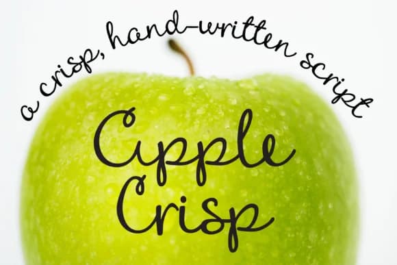 Apple Crisp Font by Illustration Ink — Script Handwritten Font