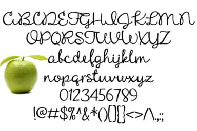 Apple Crisp Font by Illustration Ink — Script Handwritten Font — thumbnail 2