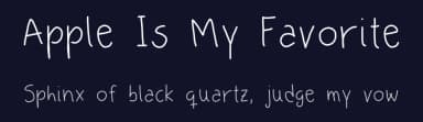 Apple Is My Favorite by D; Jov — Script Handwritten Font — thumbnail 2