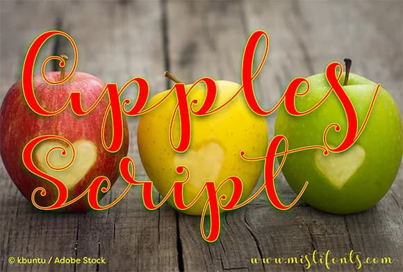 Apples Script Font by Misti — Script Handwritten Font