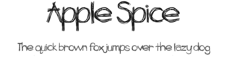 Apple Spice by Designs by Brielle — Script Handwritten Font