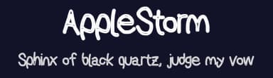AppleStorm by KineticPlasma Fonts — Script Handwritten Font — thumbnail 2