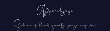 Appocalypse by Sronstudio — Script Handwritten Font — thumbnail 2