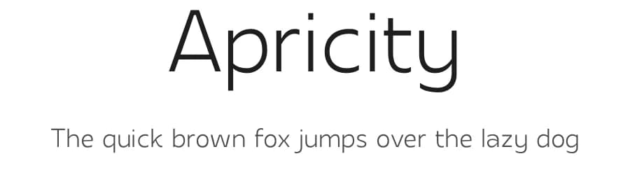 Apricity by UkiyoMoji Fonts — Sans Serif Font