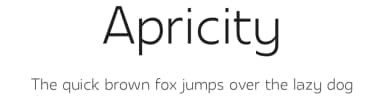 Apricity by UkiyoMoji Fonts — Sans Serif Font — thumbnail 1