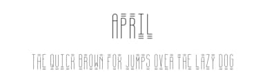 April by VPcreativeshop — Sans Serif Font — thumbnail 1