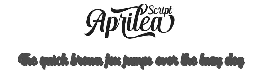Aprilea by Debut Studio — Script Handwritten Font